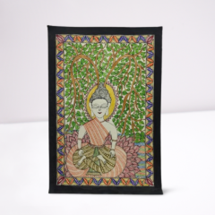 Paintings Madhubani Budhha Handmade Paper 11X15"