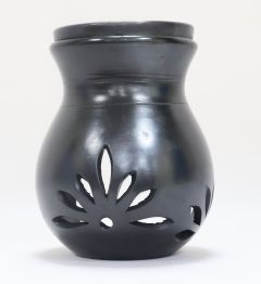 Black Pottery Aloma Lamp / Diffuser