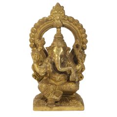 Idol Brass metal Ganesh Image 1