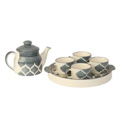 Tea Set Murli Khurja Pottery Image 1