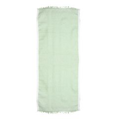 Bath Towel Cotton Green With White