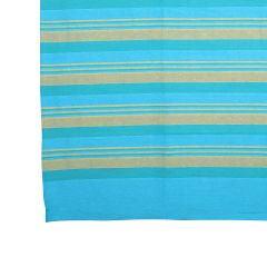 Bedspread  Cotton Blue With Yellow 2