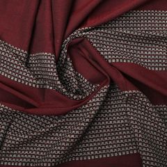 Bedspread  Cotton Maroon 90x100 (Double Bed Sheet with Pillow Cover)