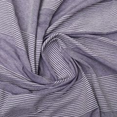 Bedspread  Cotton Purple With White Line