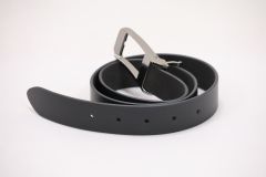 Leather M Belt 120 Cm Black