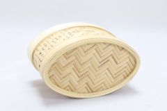 Bamboo Oval Box Large