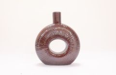 Kp Flr Vase Bangle Ring Brown 8 In