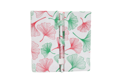Diary Pencilwhite With Green Leafs 7*7
