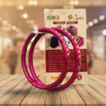 Bangles Sikki Multicolour Red Free Size
